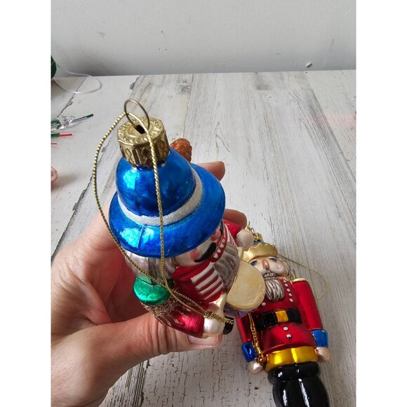 Lao-mai Glass nutcracker ornament set soldier Xmas tree - Picture 7 of 14
